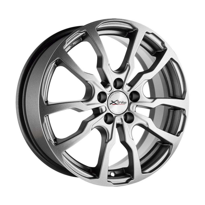 

Диск колесный X'trike X-116 6.5xR16 5x112 ЕТ45 ЦО57.1 серебристый темный 27899