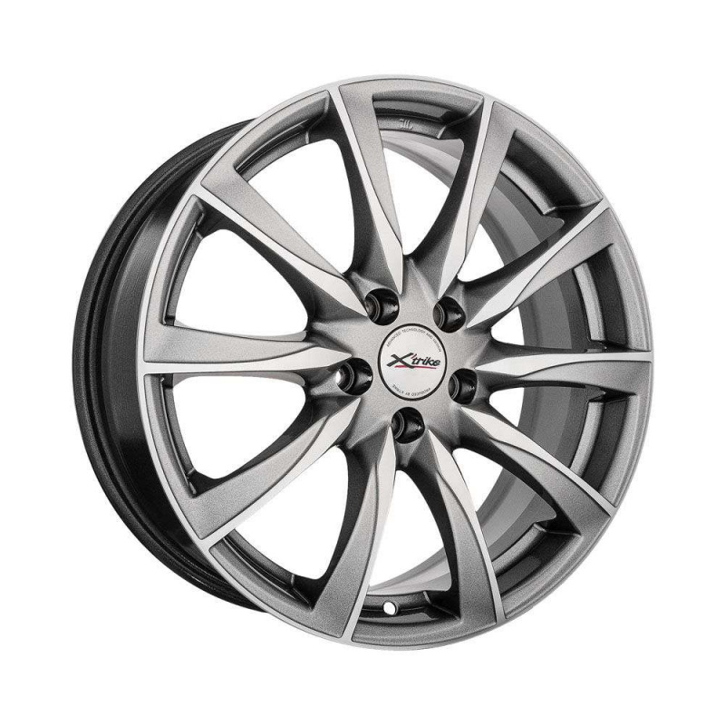 

Диск колесный X'trike X-120 7xR17 5x108 ЕТ40 ЦО67.1 темный серебристый 28843