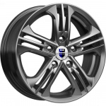 

Диск колесный K&K Trinity 6,5xR16 5x112 ET46 ЦО57,1 серый тёмный глянцевый r73360