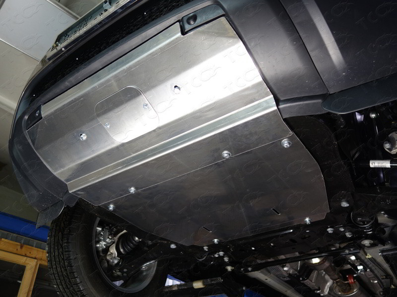 

Защита картера (алюминий) 4 мм (двиг. 2.2л TD4, 2л Si4) Компания ТСС ZKTCC00164 Land Rover Discovery Sport 2015 - 2014, Discovery Sport
