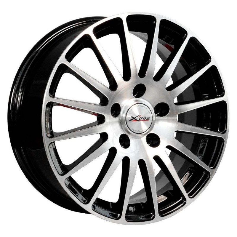 

Диск колесный X'trike X-126 6.5xR16 5x112 ЕТ45 ЦО57.1 черный частично полированный 15007AX