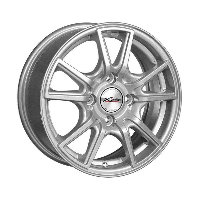 

Диск колесный X'trike X-104 6xR14 4x114.3 ЕТ38 ЦО67.1 серебристый 3460