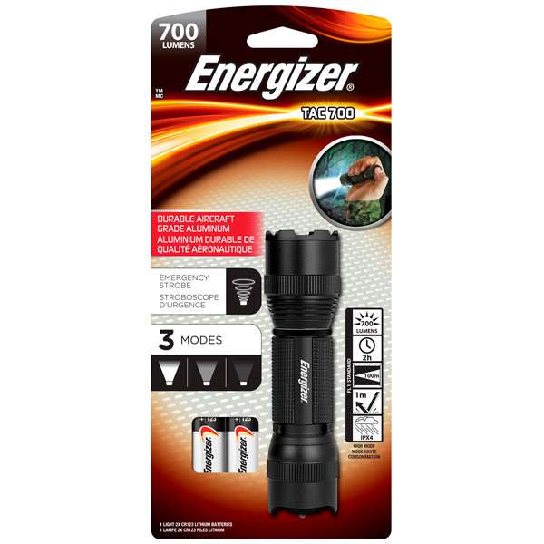 

Фонарь Energizer E301528101 TACTICAL LIGHT 700, Черный