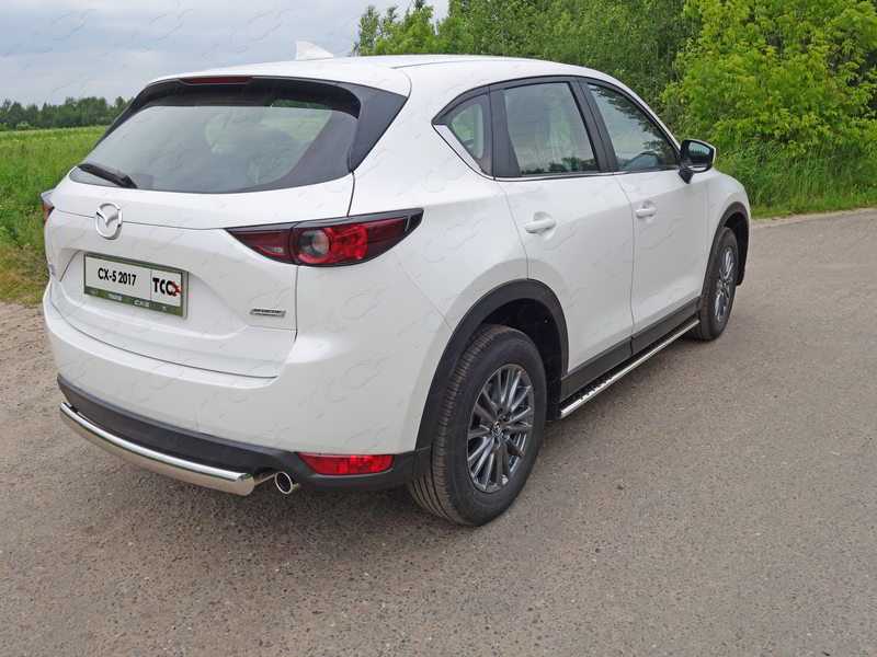 

Защита задняя (овальная короткая) TCC MAZCX517-38 Mazda CX-5 2017-, CX-5