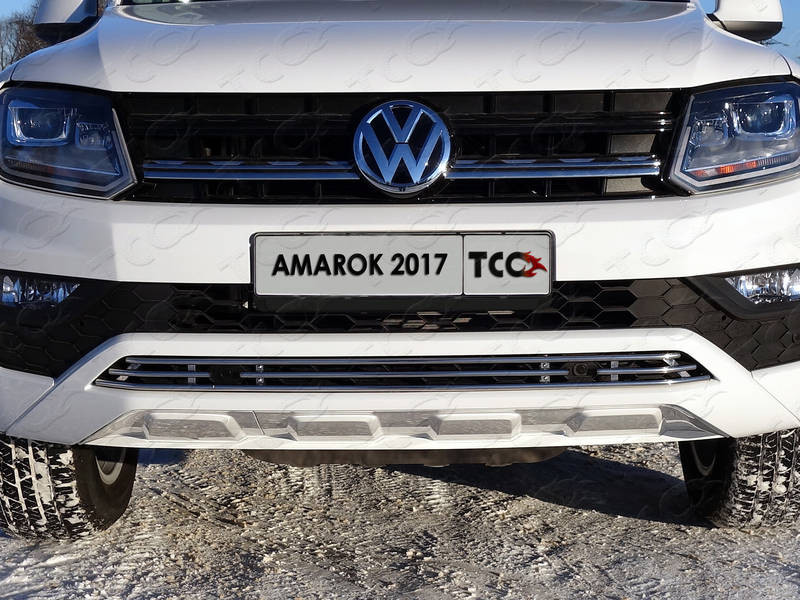 

Решетка радиатора 12 мм Компания ТСС VWAMAR17-60 Volkswagen Amarok 2016-, Amarok