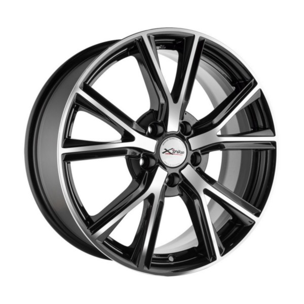 

Диск колесный X'trike X-122 7.5xR18 5x112 ЕТ38 ЦО57.1 черный с полировкой 64277