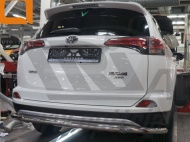 

Защита заднего бампера одинарная d 60 мм, нерж. CAN Otomotiv TOR4.55.3573 для Toyota RAV4 2015, RAV4