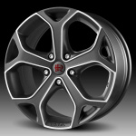 

Диск колесный MOMO Dark Blade 7,5xR17 4x108 ET18 ЦО65,1 серый матовый с полированной лицевой частью WDBA75718408