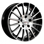 

Диск колесный X'trike X-128 6.5xR16 5x114.3 ЕТ45 ЦО67.1 черный полированный 15010AX