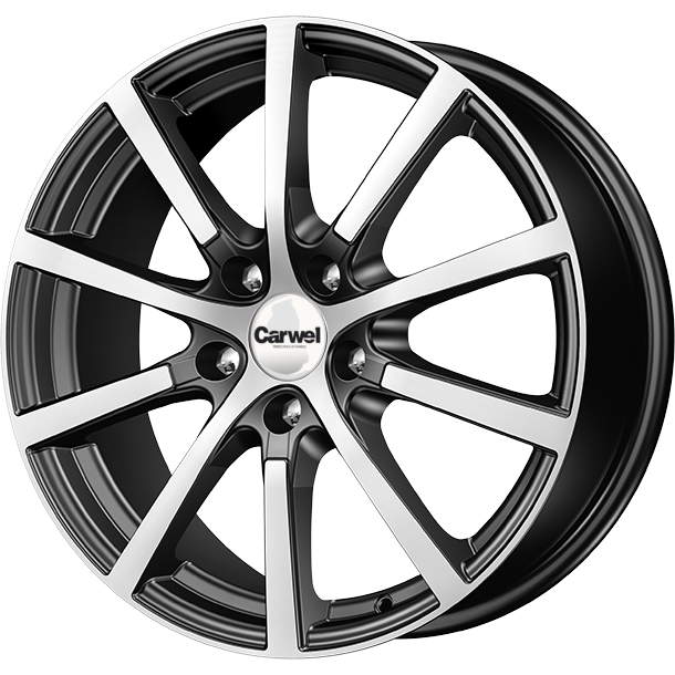 

Диск колесный Carwel Кентавр 103 7xR17 5x108 ET50 ЦО63,35 черный с полированной лицевой частью 39610