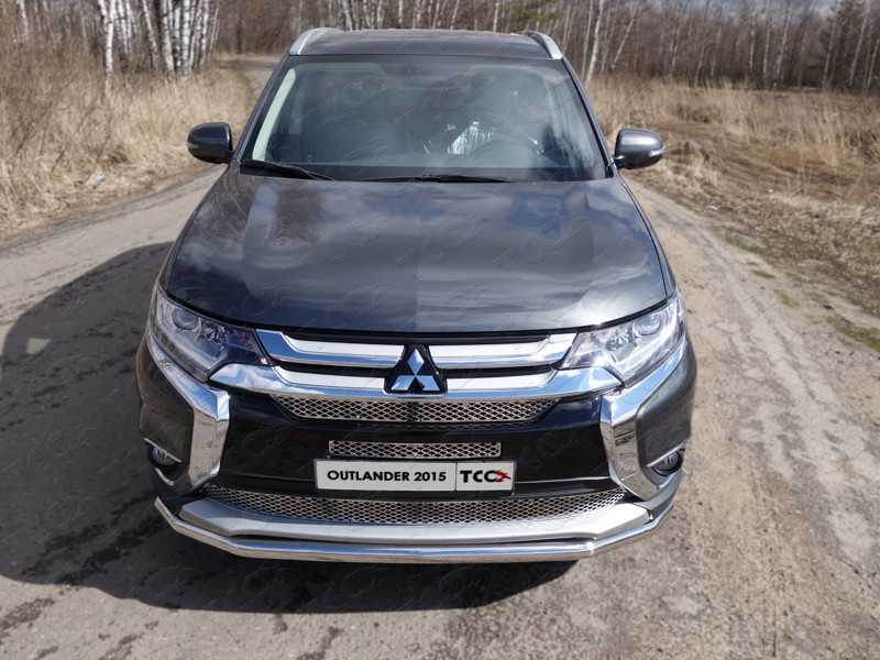 

Решетка радиатора верхняя (лист) TCC MITOUT15-07 Mitsubishi Outlander 2018, Outlander