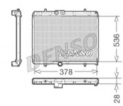 

Радиатор охлаждения двигателя NIPPON DENSO DRM21057 для Citroen C4 Седан 2013 - 2016, C4 Седан
