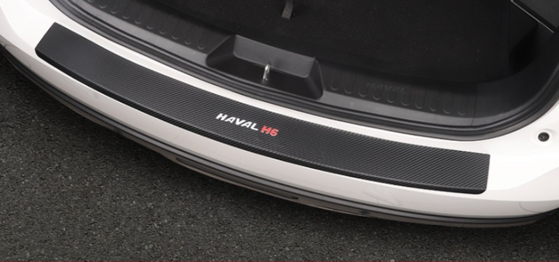 

Накладка на порог багажника Haval H6 2021-, Черный, H6