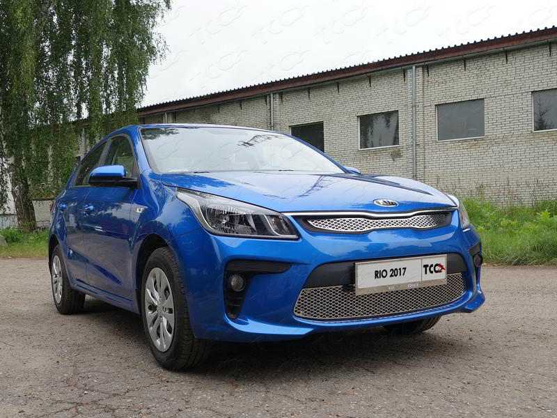 

Решетка радиатора верхняя (лист) TCC KIARIO17-15 Kia Rio 2017-, Rio