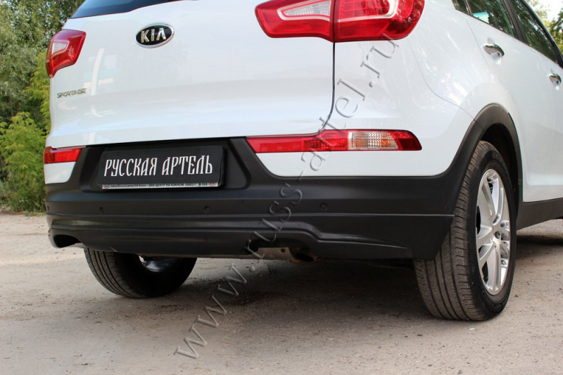 

Тюнинг обвес заднего бампера Русская Артель KIA Sportage 2010-2016, Глянец (под покраску), Sportage