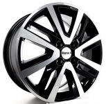 

Диск колесный Carwel Таймыр 1609 6xR16 4x100 ET41 ЦО60,1 черный глянцевый с полированной лицевой частью 32807