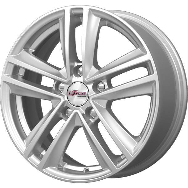 

Диск колесный iFree Катар 6.5xR16 5x114.3 ET50 ЦО66.1 серебристый 436208