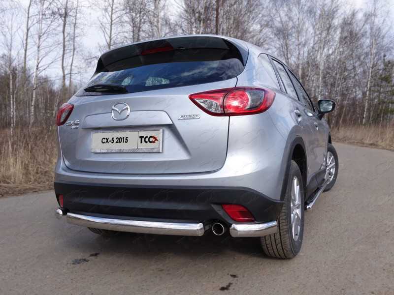 

Защита задняя (уголки) TCC MAZCX515-19 Mazda CX-5 2015-2016, CX-5