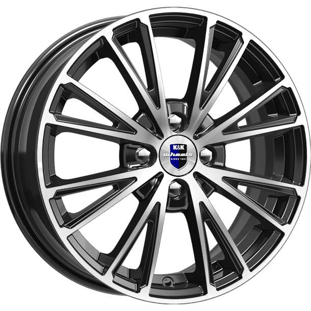 

Диск колесный K&K Меандр 6xR16 4x100 ET41 ЦО60,1 черный глянцевый с полированной лицевой частью r74610SK