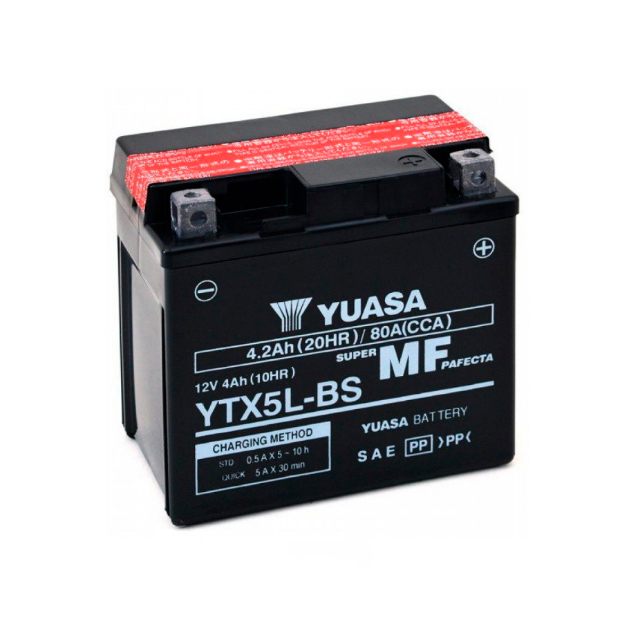 

Автомобильный аккумулятор (3,2 А/ч) Yuasa YTX5L-BS