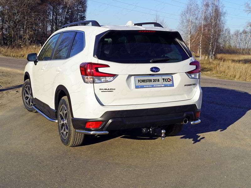 

Защита задняя (уголки длинные) 42,4 мм Компания ТСС SUBFOR18-34 Subaru Forester (SK) 2018-, Forester