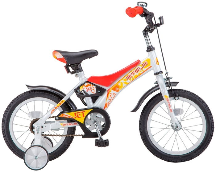 

Велосипед детский 14 (сталь, 8,5'', белый/красный) Jet STELS LU072119