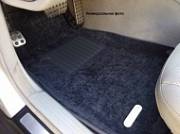 Коврики салона текстильные 3D Lux с бортиком, черные Sotra ST 74-00579 Toyota Highlander 2014 -