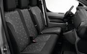 Чехлы передних сидений (тканевые) без возможности перевода сиденья в положение столика Peugeot 1614269980 для Peugeot Traveller 2017 -