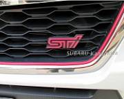 Шильдик STI на решетку радиатора Япония для Subaru Forester 2018 - 2019