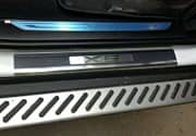 Накладки на внутренние пороги с надписью, нержавеющая сталь, карбон, 4 штуки Alu-Frost 29-1516 BMW X5 (3G) F15 2013-